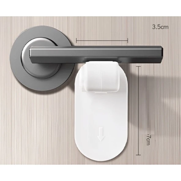 Çocuk Koruyucu Kapı Kolu Kilidi - Resim 3