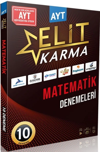 Paraf Yayınları AYT Matematik Elit Karma 10 Deneme ürün görseli 1