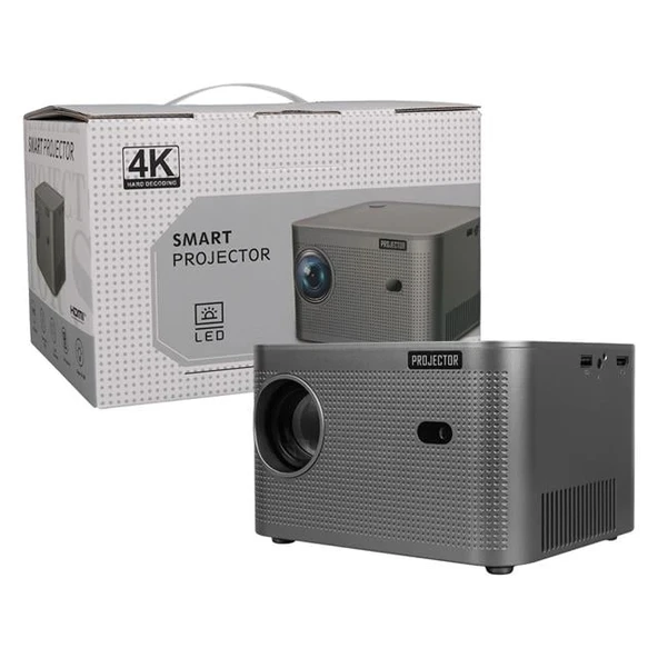 Hello HY350 Sesli Komutlu Android 11 Akıllı LED Projeksiyon FHD Kablosuz Görüntü Aktarım Destekli Ev Sinema Sistemi - 5