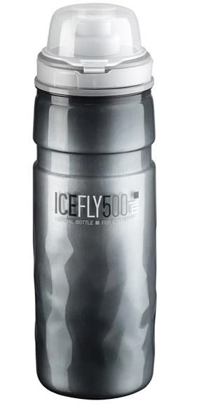 Elıte Ice Fly 500ml Isıya Dayanıklı Bisiklet Suluğu Matarası Gri Renk Termal Matara(0160801)