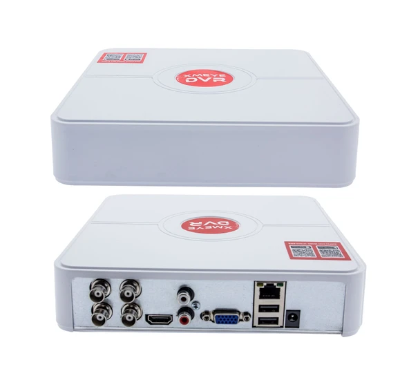 Kadraj 4 Kanal 2MP Kayıt Cihazı AHD 1080N H265+ Plus 5in1 Xmeye Yüksek Performans