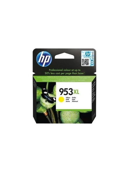 HP 953 XL Mürekkep Kartuşu Sarı F6U18AE ürün görseli 1