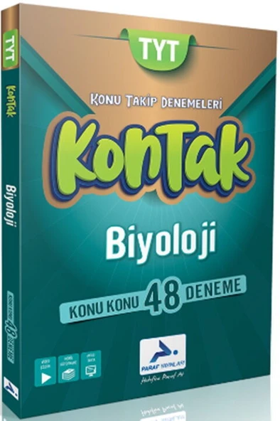 Paraf Akademi TYT Biyoloji Kontak Konu Takip Denemeleri ürün görseli 1
