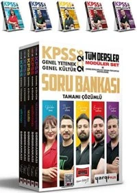 YARGI YAYINLARI KPSS GY-GK Tüm Dersler Tamamı Çözümlü Modüler Soru Bankası Seti 2026