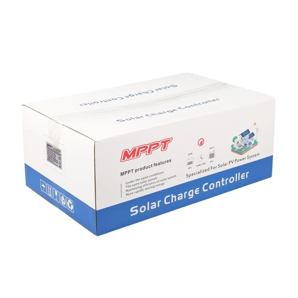 Sunsolar MPK100 MPPT Solar Şarj Kontrol Cihazı 100A 12V 24V 36V 48V Otomatik 250V Maksimum PV LCD Ekranlı RS485 Portlu - 4