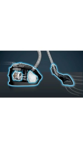 Vsp3Aaaa Toz Torbalı Kırmızı Elektrikli Süpürge - Resim 2