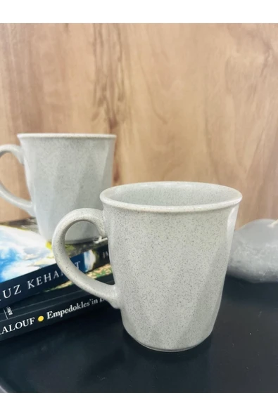 New Pyramid Grey 2li Kupa Seti 300 ml ürün görseli 1