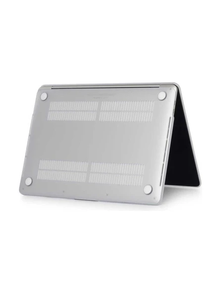 Zore Apple Macbook 13.3 Pro M1 M2 2020 2021 2022 A2338 A2686 Kılıf 360 Derece Tam Korumalı Kapak Şeffaf - 4