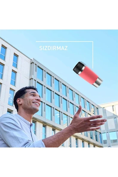 Travel Mug Easy Twist Termos Kırmızı - 0,36 Litre - 6