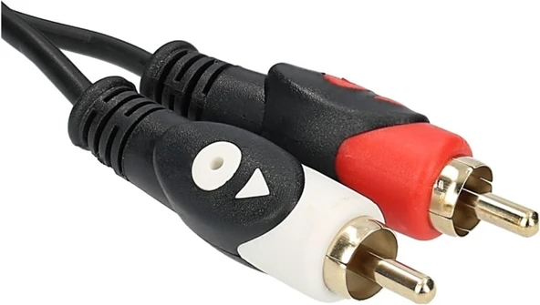 PrimeX PX-AUX3R 3.5mm AUX RCA Ses Kablosu, 3 Metre Aux Ses Sistemi Kablosu, Aux RCA Ses Kablosu - 5