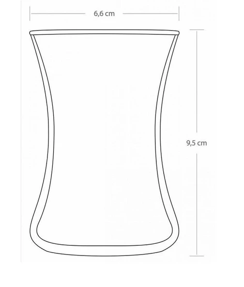 Paşabahçe 42861 Miss Çay Bardağı 6'lı 170Cc - Resim 2