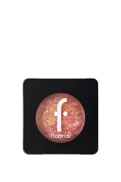 Flormar Baked Blush-On Yüksek Pigmentli & Doğal Işıltılı Fırınlanmış Allık 044 PINK BRONZE - Resim 2
