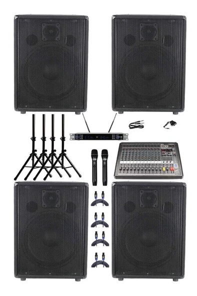 Lastvoice İdeal Plus Paket-1 Okul Tören ve Canlı Müzik Ses Sistemi Seti