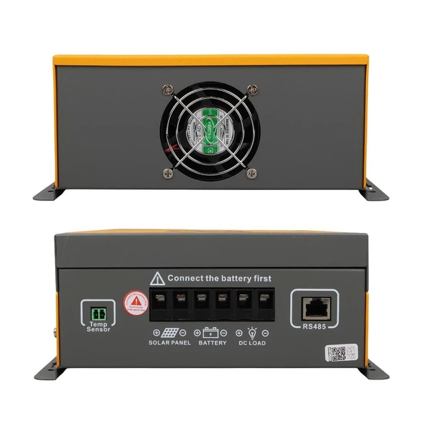 Sunsolar MPK60 MPPT Solar Şarj Kontrol Cihazı 60A 12V 24V 36V 48V Otomatik 250V Maksimum PV LCD Ekranlı RS485 Portlu - 3