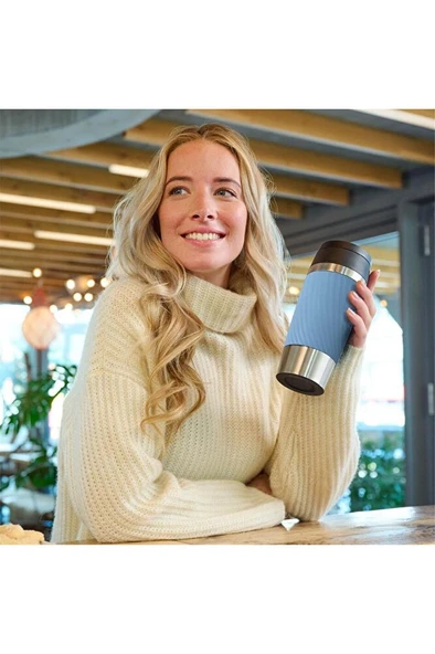 Travel Mug Easy Twist Termos Mavi- 0,36 Litre - 7