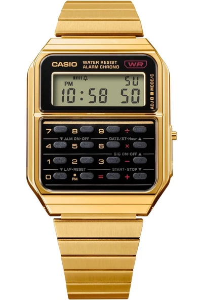 CASIO Ca-500Weg-1Adf Hesap Makineli Kol Saati - Resim 2