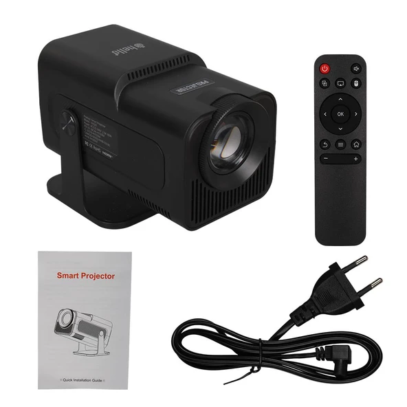 Hello HY320 Android 11 Akıllı LED Ayarlanabilir Projeksiyon Fhd Kablosuz Görüntü Aktarım Destekli Ev Sinema Sistemi Duvar Yansıtma - 4