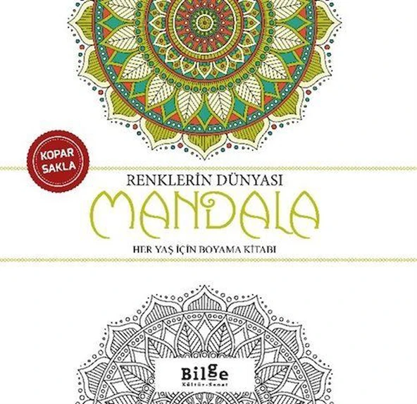 Renklerin Dünyası - Mandala & Her Yaş İçin Boyama Kitabı ürün görseli
