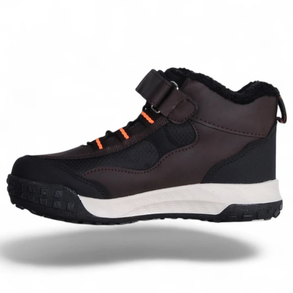 Visco 064 Siyah-Kahverengi Erkek Çocuk Kışlık Bot Ayakkabı - Resim 3