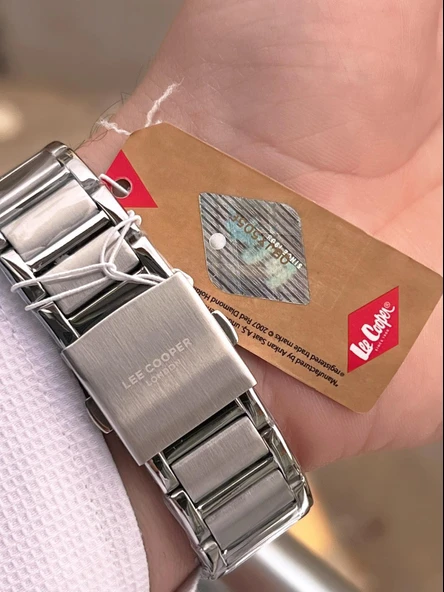 Lee Cooper İtalyan Tasarım Bileklik Hediyeli 2 Yıl Garantili 5 Atm Erkek Kol Saati ELC.08326.370 - Resim 5