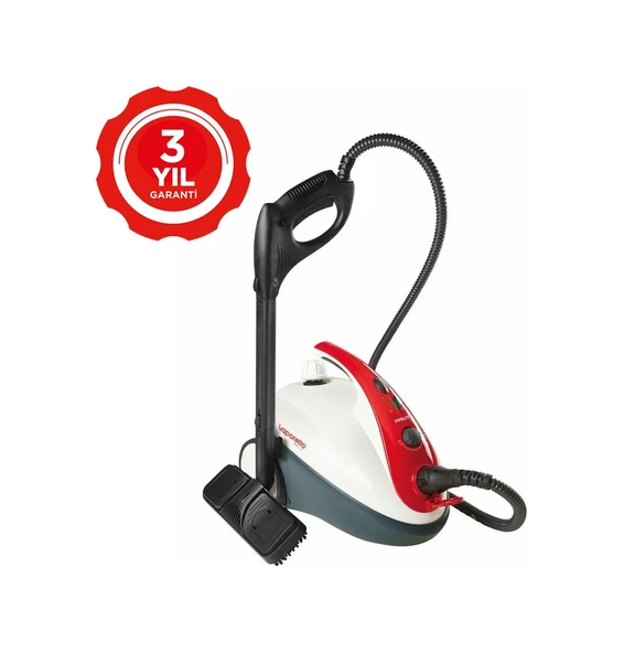 Polti Vaporetto Smart 30 R 3 Bar Buharlı Temizleyici Kırmızı ürün görseli