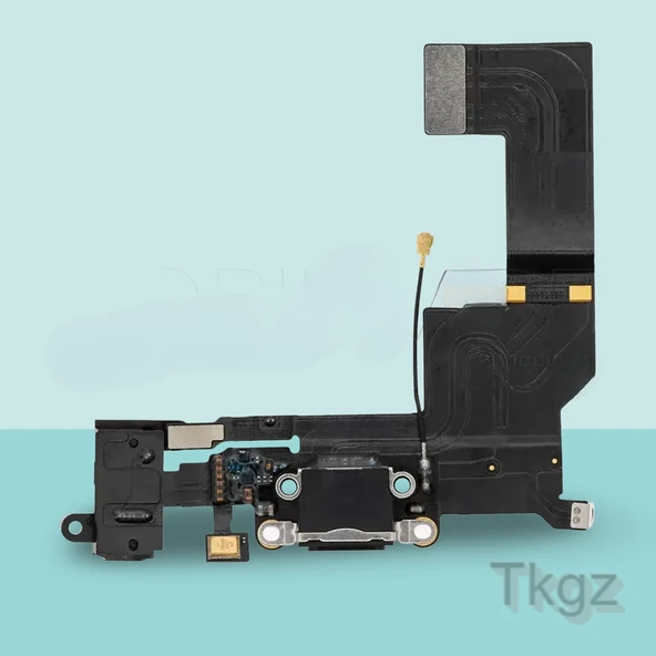 Apple İphone 5S Full Şarj Soketi Filmi FLEX Orjinal (SİYAH) ürün görseli