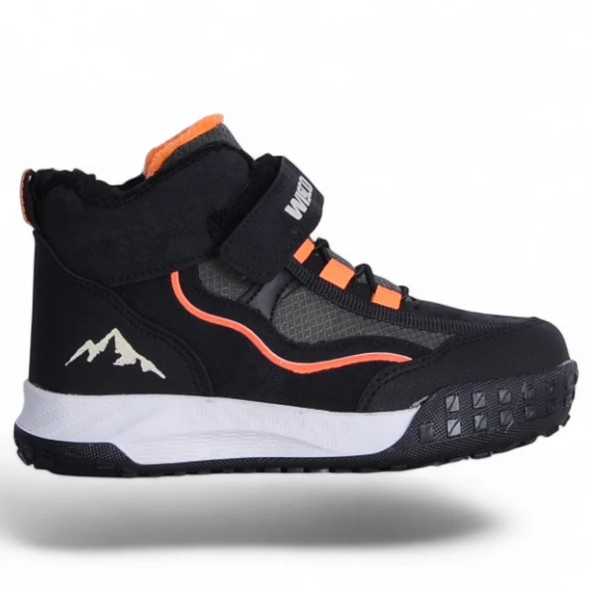 Visco 064 Siyah-Kahverengi Erkek Çocuk Kışlık Bot Ayakkabı - Resim 5