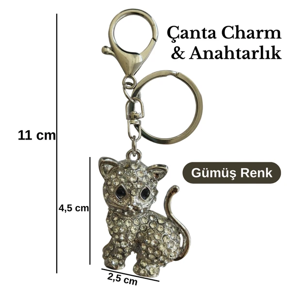 Hayvan Figürlü Anahtarlık Sevimli Tasarıma Sahip Gövdeli Anahtarlık Çanta Süsü Olarak da Kullanılabilen Dayanıklı ve Şık Aksesuar Hediyelik Ürün Olarak da Uygun Eğlenceli Anahtarlık Modeli - Resim 5
