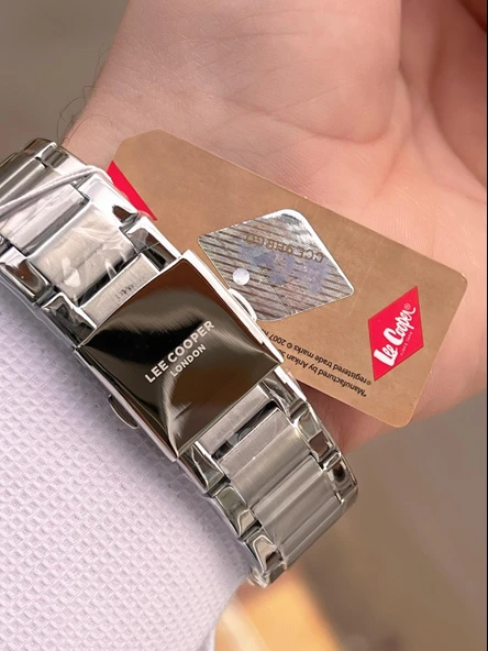 Lee Cooper İtalyan Tasarım Bileklik Hediyeli 2 Yıl Garantili 5 Atm Erkek Kol Saati ELC.08252.360 - Resim 5