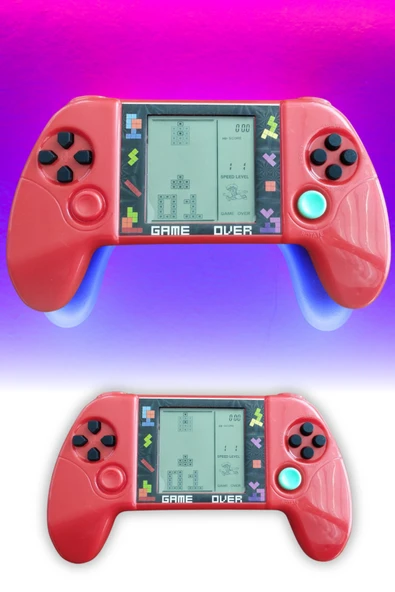 Taşınabilir Tetris Oyun Konsolu Renkli Retro Elektronik Oyun Aleti Çocuklar İçin Eğlenceli Mini Konsol ürün görseli 1