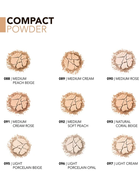 Flormar Yüksek Pigmentli & Yarı Mat Bitişli İnce Yapılı Kompakt Pudra 91 MEDIUM CREAM ROSE - Resim 5