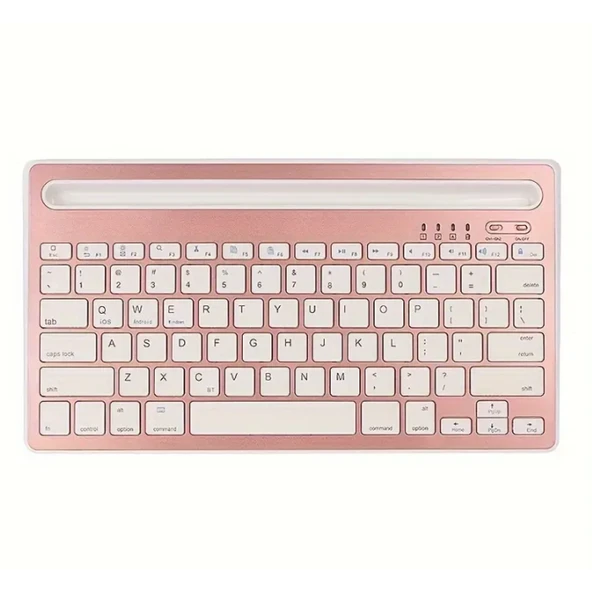 ZR206 Rose Gold K6100 Kablosuz Klavye