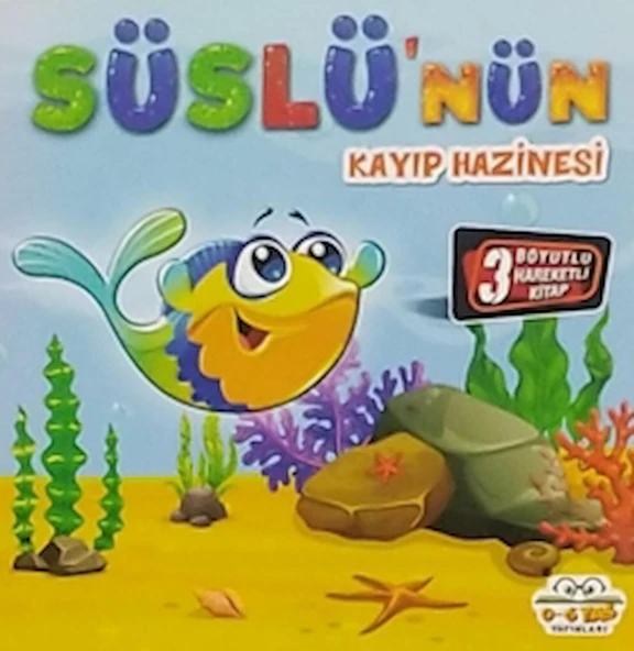 Hareketli Kitaplar Serisis - Süslü'nün Kayıp Hazinesi / Kolektif / 0-6 Yaş Yayınları / 9786256204058 ürün görseli