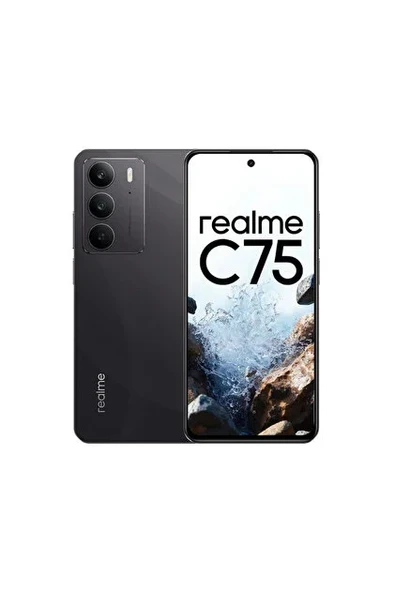 Realme C75 (RMX3941) 8+256GB Fırtına Karası - PttAVM