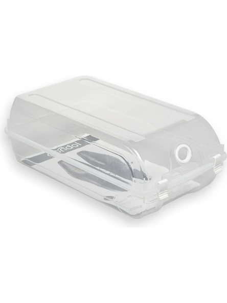 5 ADET Lord Large Erkek Ayakkabı Kutusu G423 - Şeffaf - Resim 2