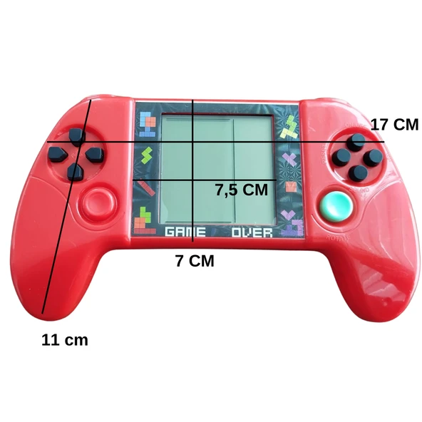 Taşınabilir Tetris Oyun Konsolu Renkli Retro Elektronik Oyun Aleti Çocuklar İçin Eğlenceli Mini Konsol - Resim 2