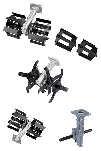 Zorlu Araziler İçin 2'li Super Seri Tırpan Başlığı Seti Çapalama ve Eşeleme 26-28mm Uyumlu 9Diş ürün görseli 1