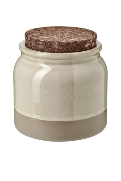 Brugdhaj seramik kavanoz, bej, 1lt ürün görseli