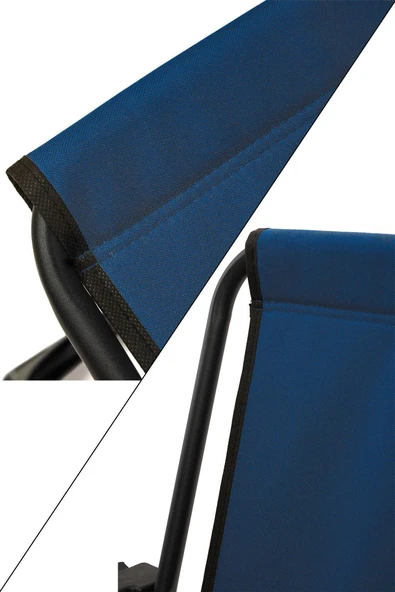 Exent 45x60 Katlanır Masa + 2 Adet Kamp Sandalyesi, Çift dikişli 120 kg kapasiteli-2LAC-MER - Resim 6