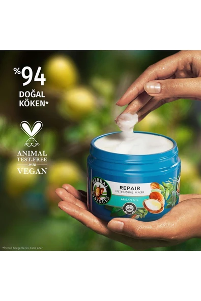 Herbal Essences Onarıcı Argan Yağı Saç Bakım Maskesi 300 ml - Resim 5