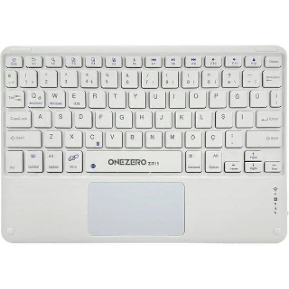 R15K Beyaz Bluetooth Touchoad Klavye
