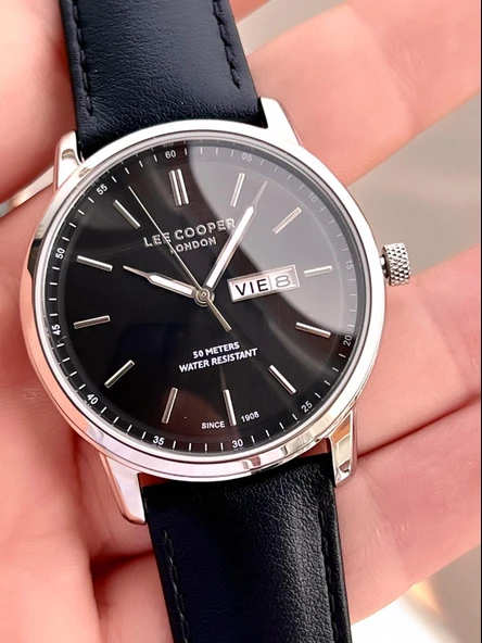 Lee Cooper İtalyan Tasarım Bileklik Hediyeli 2 Yıl Garantili 5 Atm Erkek Kol Saati ELC.08235.331 - Resim 4