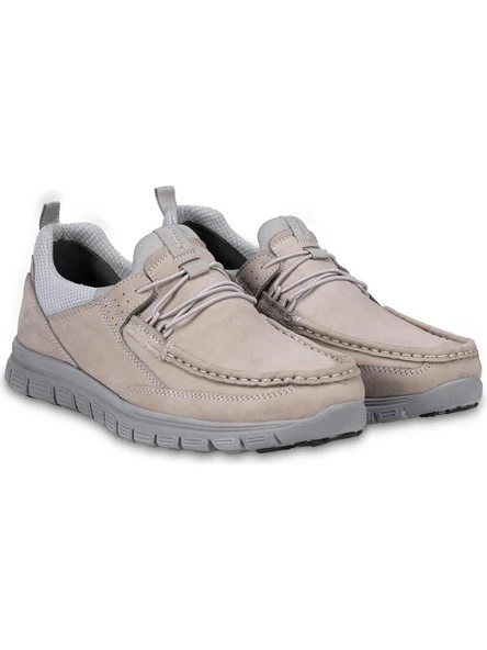 Forelli TANZA 46501-G Gri Erkek Deri Casual Ayakkabı - Resim 3