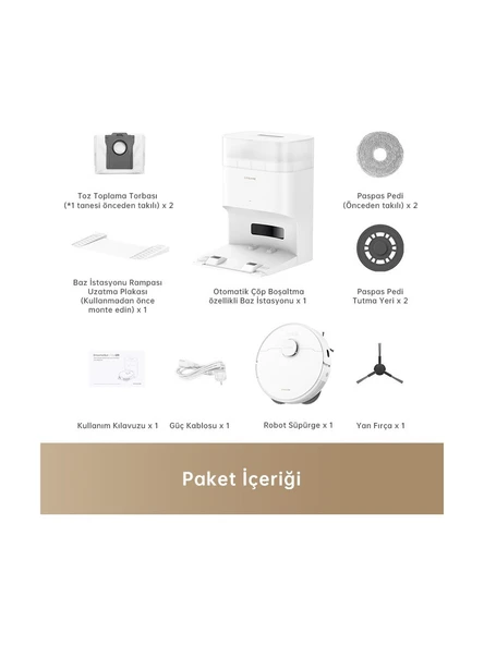 Dreame L10s Plus Çöp İstasyonlu Akıllı Robot Süpürge - 2
