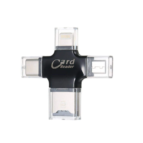 ZR670 Card Reader 4 İn 1 Otg