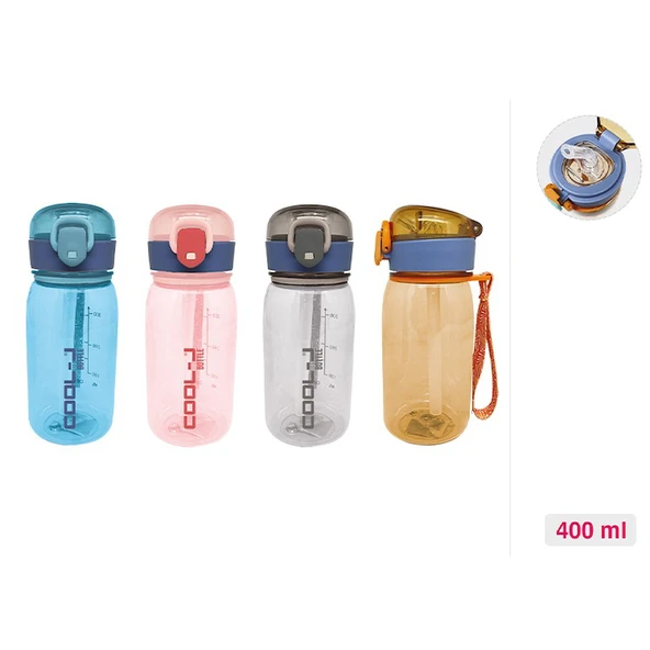 VAKUM KAPAK MATARA 400ML PCTG 4 RENK MIX ürün görseli