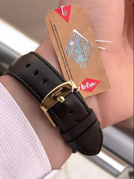 Lee Cooper İtalyan Tasarım Bileklik Hediyeli 2 Yıl Garantili 5 Atm Erkek Kol Saati ELC.08235.172 - Resim 5