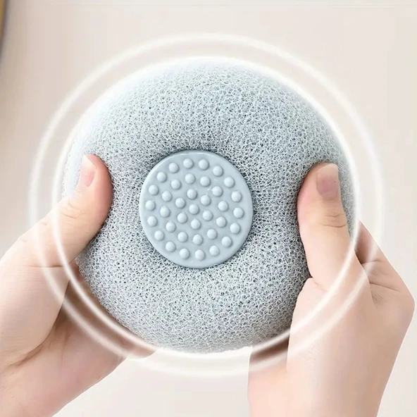 Vantuzlu Banyo Lifi Süngeri Doğal Lif Kabağı Zenginleştirilmiş Kişisel Bakım Temizlik Lifi - Resim 8