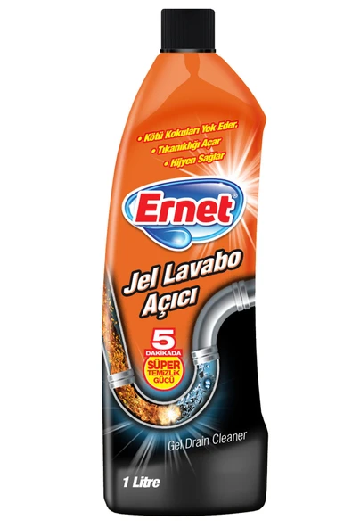 Ernet Lavabo Açıcı Jel 1 L ürün görseli 1