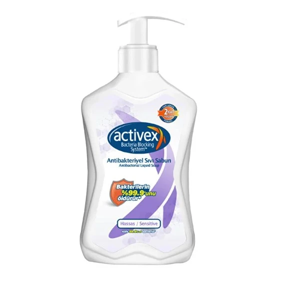 ACTİVEX ANTİBAKTERİYEL SIVI SABUN HASSAS 500 ML ürün görseli